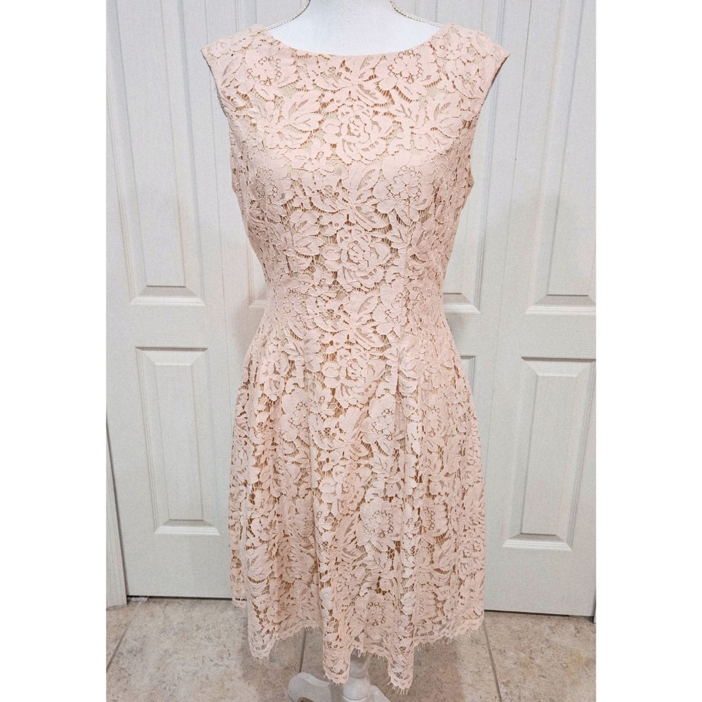 VINCE CAMUTO lace sheath dress SZ 8